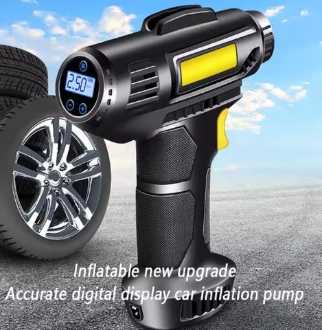 Car Tire Inflator Wireless Intelligent Digital Display Portable Handheld Car Inflator Bicycle